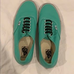 Vans men’s 11 sea foam green